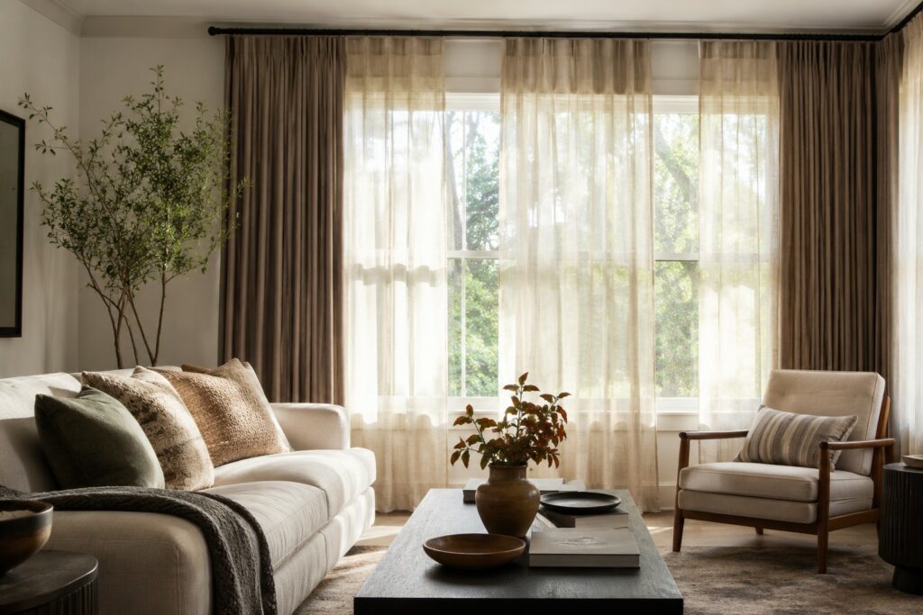 Window Treatments in Covina, California from Nemeth Family Interiors